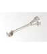 Držiak jednoduchý satin nickel Ø16 mm