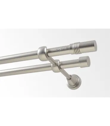Satin nickel Ø 16 mm - Cylinder