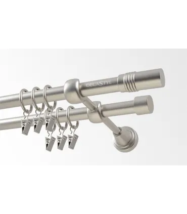 Satin nickel Ø 16 mm - Cylinder