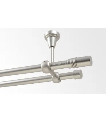 Satin nickel Ø 16 mm - Cylinder