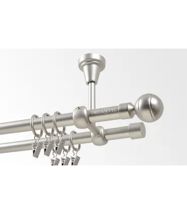 Satin nickel Ø 16 mm - Paola