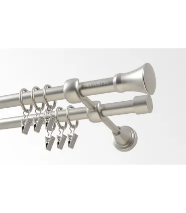 Satin nickel Ø 16 mm - Koloseo hladke