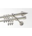 Kovová garniža Satin nickel Ø 16 mm - Stizok inner