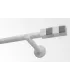 Jednoducha biela leskla Ø19 mm- Kvadrat