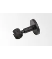 Držiak jednoduchý 19mm stropný matný čierný