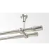 Satin nickel Ø 19 mm - Cylinder