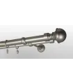 Kovová garniža Satin nickel Ø 19 mm - Boston