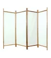 Paraván 4-krídlový béž palisander