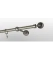 Kovová garniža Satin nickel Ø 19 mm - Verona