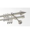 Kovová garniža Satin nickel Ø 19 mm - Stizok inner