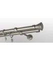 Kovová garniža Satin nickel Ø 19 mm - Koloseo