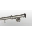 Kovová garniža Satin nickel  Ø 19 mm - Duo