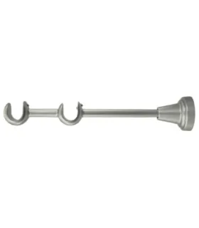 Držiak dvojity satin nickel  Ø19 mm kus