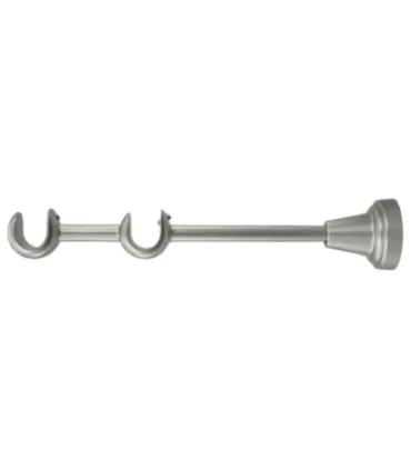 Držiak dvojity satin nickel Ø19 mm kus