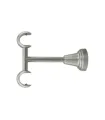 Držiak stropny dvojitý satin nickel oceľ  Ø19 mm kus