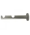 Držiak simple dvojitý satin nickel  Ø19 mm kus