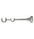 Držiak dvojity satin nickel Ø25/19 mm kus