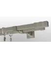 Quadro dvojitá  Neptun satin nickel