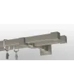 Quadro dvojitá  Zaslepka satin nickel