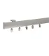 Garniža Classic jednoduchá satin nickel