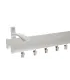 Garniža Classic dvojitá satin nickel