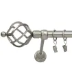 Kovová garniža Satin nickel  Ø 19 mm - Gula azur velka