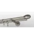 Satin nickel Ø 19mm koncovka - Beluno