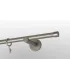 Satin nickel Ø 19mm- Pullo Držiak jednoduchý simple