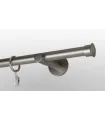 Satin nickel Ø 19mm- Duo Držiak jednoduchý simple