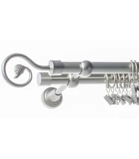 Satin nickel Ø 19 mm - Luka mini