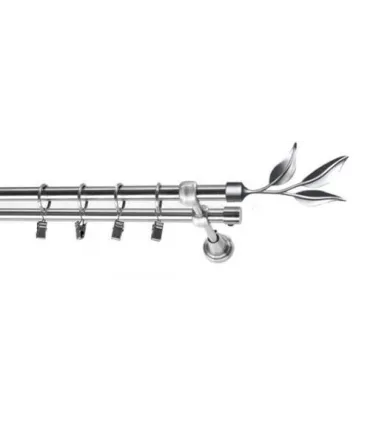 Satin nickel Ø 19 mm - List willow