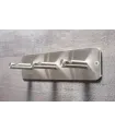 Trojitý nerezový vešiak N012