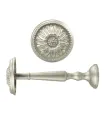 Rozeta (knob) kovova satin 1ks