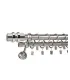 Satin nickel Ø 25/19 mm - Neapol