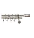 Satin nickel Ø 19 mm - Pluton Crystal