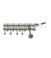 Satin nickel Ø 19 mm - Crystal Cone