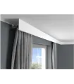 Garnižová stropná lišta MARDOM QL026 - vhodná pre LED podsvietenie