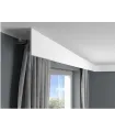 Garnižová stropná lišta MARDOM QL036 - vhodná pre LED podsvietenie