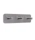Trojitý samolepiaci vešiak Inox N011