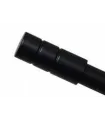 Koncovka Cylinder hladky čierna Ø25 mm kus