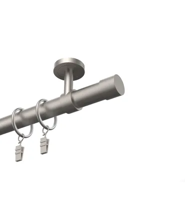 Kovová garniža Satin nickel Ø 28 mm - Pullo