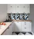 Pvc obkladový umývateľný panel 3d P0001 48.5 x 96 cm