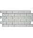 Pvc obkladový umývateľný panel 3d P0007 48.5 x 96 cm