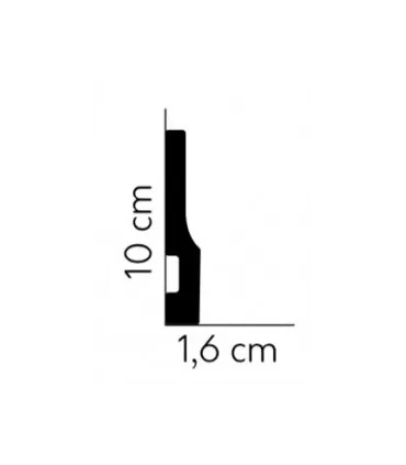 Podlahová lišta QS009 200x10x1.6 cm Mardom