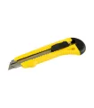 Nôž s odlamovacou čepeľou MASTERTOOL 18 mm, kovové vodidlá, tlačidlová svorka 17-0528