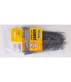 Sťahovacia páska na káble, nylon MASTERTOOL 2,5*120 mm, 100 ks balenie čierna 20-1844