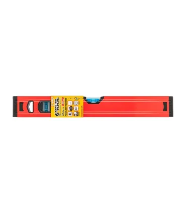 Vodováha stavebná hliníková MASTERTOOL PROFI 40 cm 2 libely 0,5 mm/m 0,03° výklenok pre montáž na potrubia 37-0403