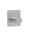 Jednoduchý samolepiaci vešiak Inox matt, Base 220, 61601-21