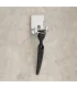 Jednoduchý samolepiaci vešiak Inox matt, Base 220, 61601-21