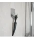 Jednoduchý samolepiaci vešiak Inox matt, Base 220, 61601-21